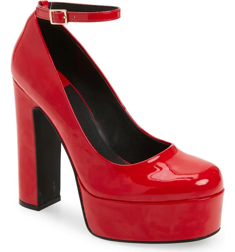 Jeffrey Campbell Okurr Ankle Strap Platform Pump | Nordstrom | Nordstrom