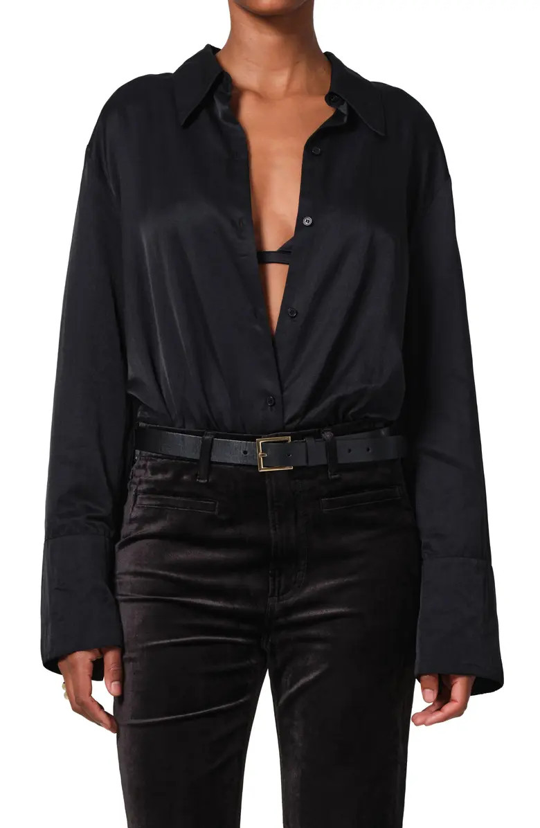 Citizens of Humanity Camilia Satin Shirt | Nordstrom | Nordstrom