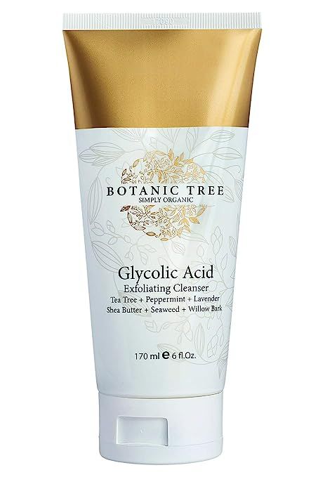 Glycolic Acid Face Wash Exfoliating Cleanser 6Oz w/10% Glycolic Acid- AHA For Wrinkles and Lines ... | Amazon (US)