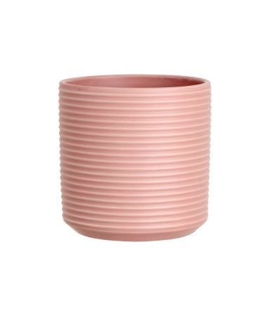H&M Small Stoneware Plant Pot $12.99 | H&M (US)