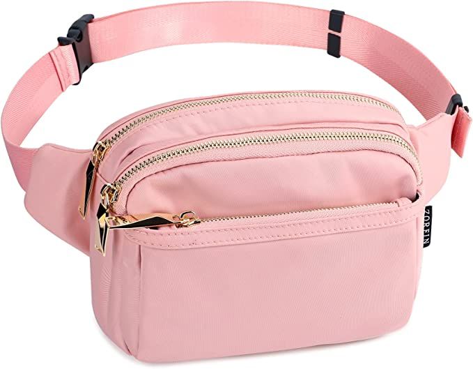 ZORFIN Fanny Packs for Women Men Fashion Waist Pack Bag Multi-Pockets Large Capacity Hip Bum Bag ... | Amazon (US)