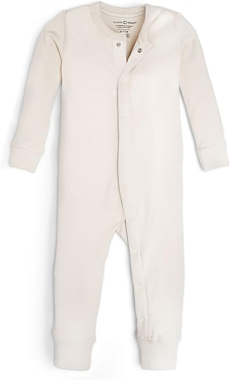 Colored Organics Unisex Baby Organic Cotton Emerson Sleeper - Long Sleeve Infant Coverall | Amazon (US)