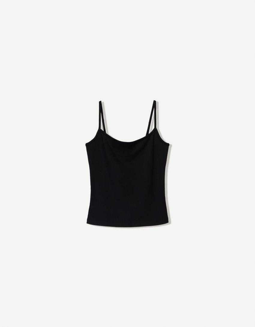 Strappy top - Tops - Women | Bershka GB