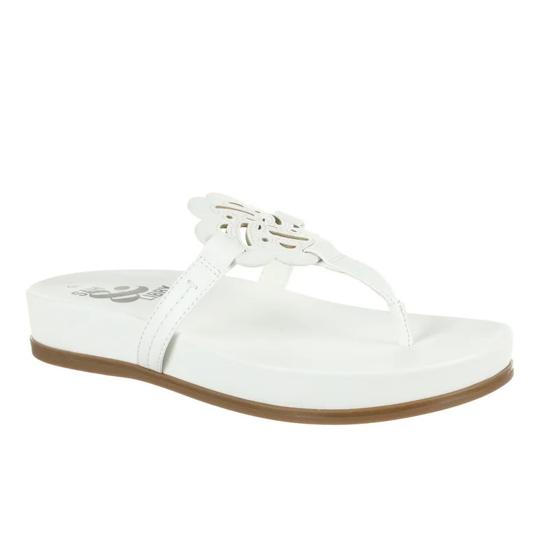 Sam & Libby Women's Alexandra Thong Footbed Sandal | Walmart (US)