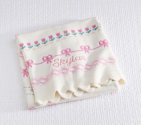 LoveShackFancy Fair Isle Baby Blanket | Pottery Barn Kids