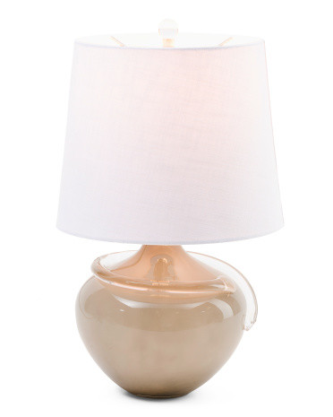 19in Hand Blown Glass Wesley Table Lamp | TJ Maxx