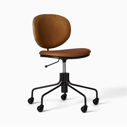 Flynn Leather Office Chair | West Elm (US)
