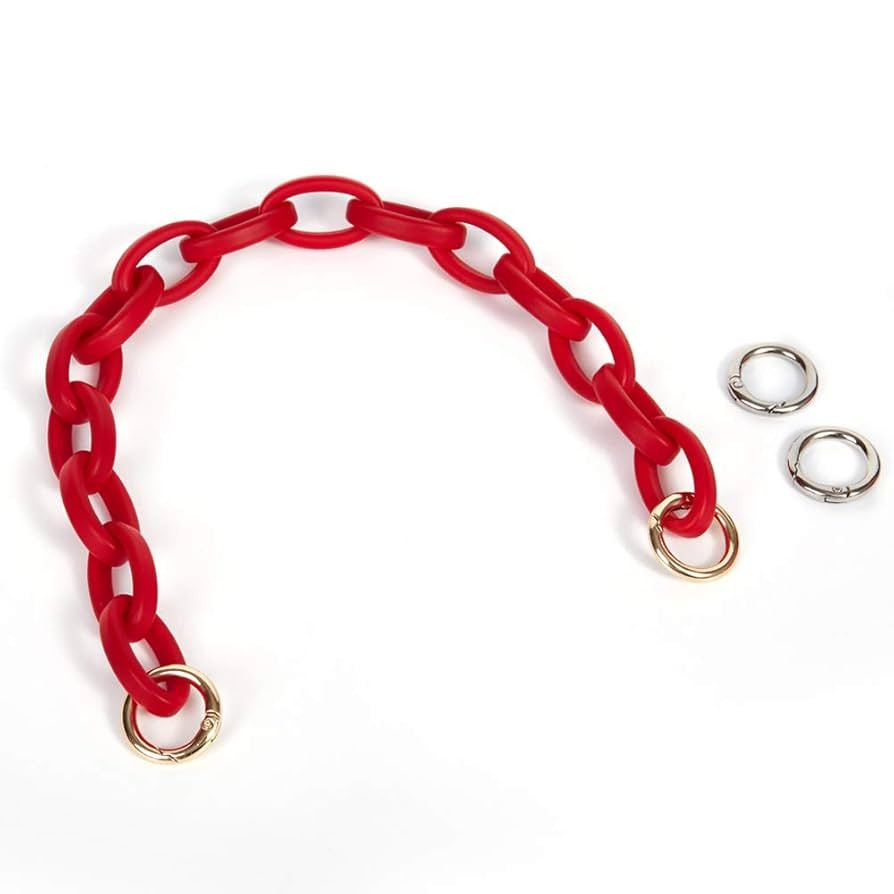 Xiazw Short Resin Bag Purse Handle Strap Replacement，Bag Decoration Chain，Bag Accessories Cha... | Amazon (US)