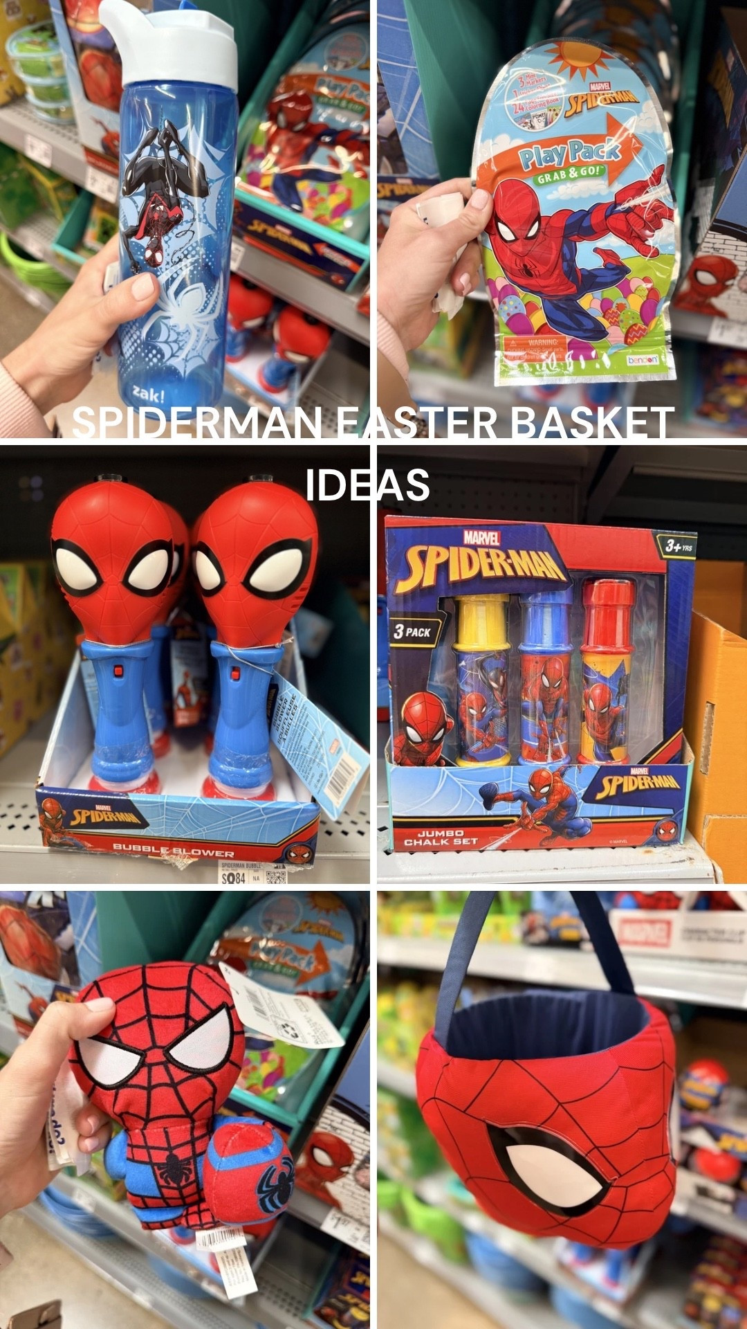 For all the Spiderman obsessed kids like mine! Walmart had so many good Easter basket ideas 😍🕷️🕸️

#LTKmomlife #LTKKids