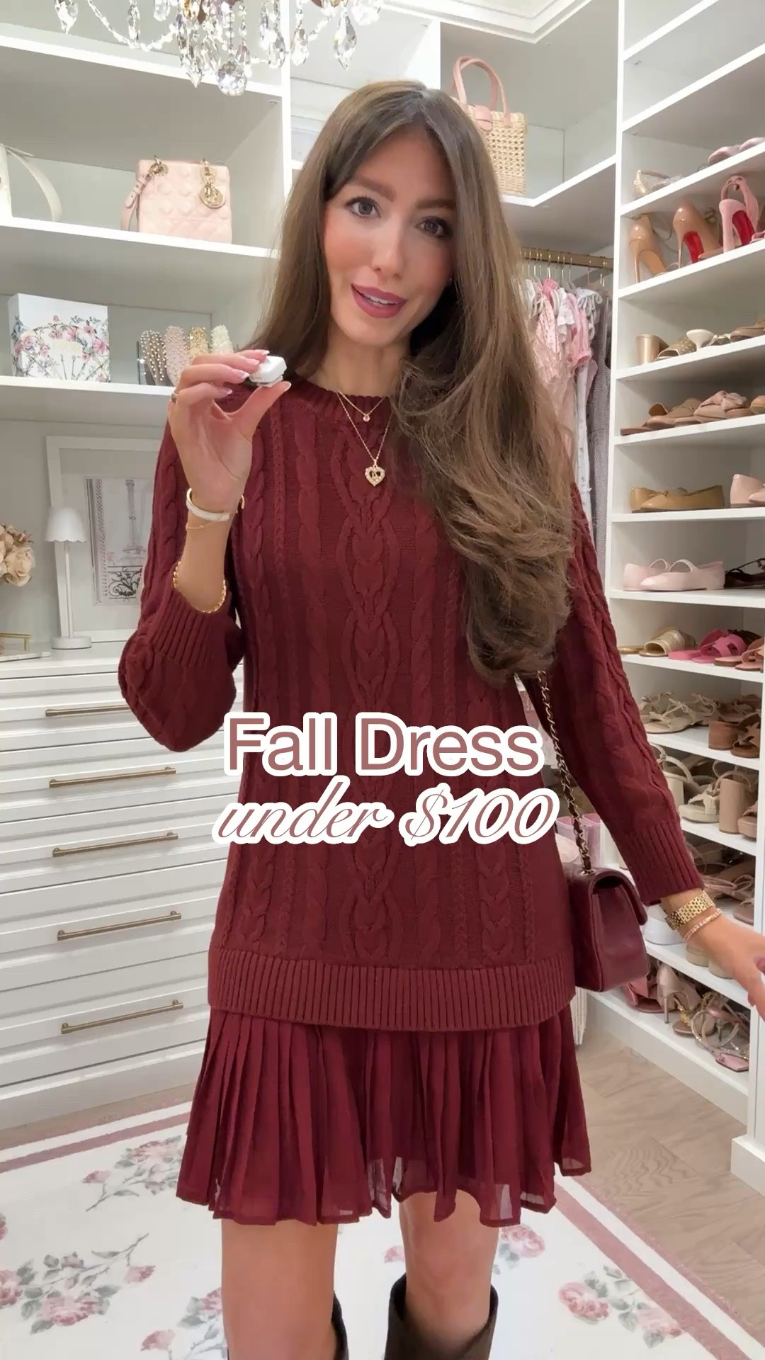 Fall dress find under $100! Would be a perfect thanksgiving outfit idea too!
@Lulus @Walmart