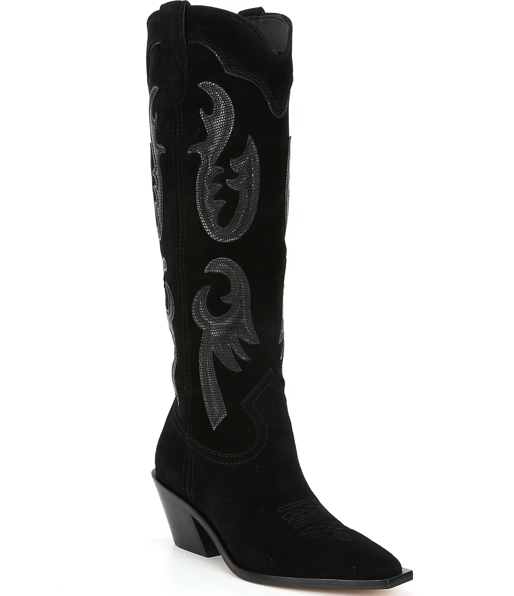 Dolce Vita Samsin Suede Western Tall Boots | Dillard's | Dillard's