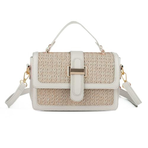 Emprier Summer Straw Crossbody Bags for women Trendy Woven Handbags Straw Clutch purses for Vacation | Amazon (US)