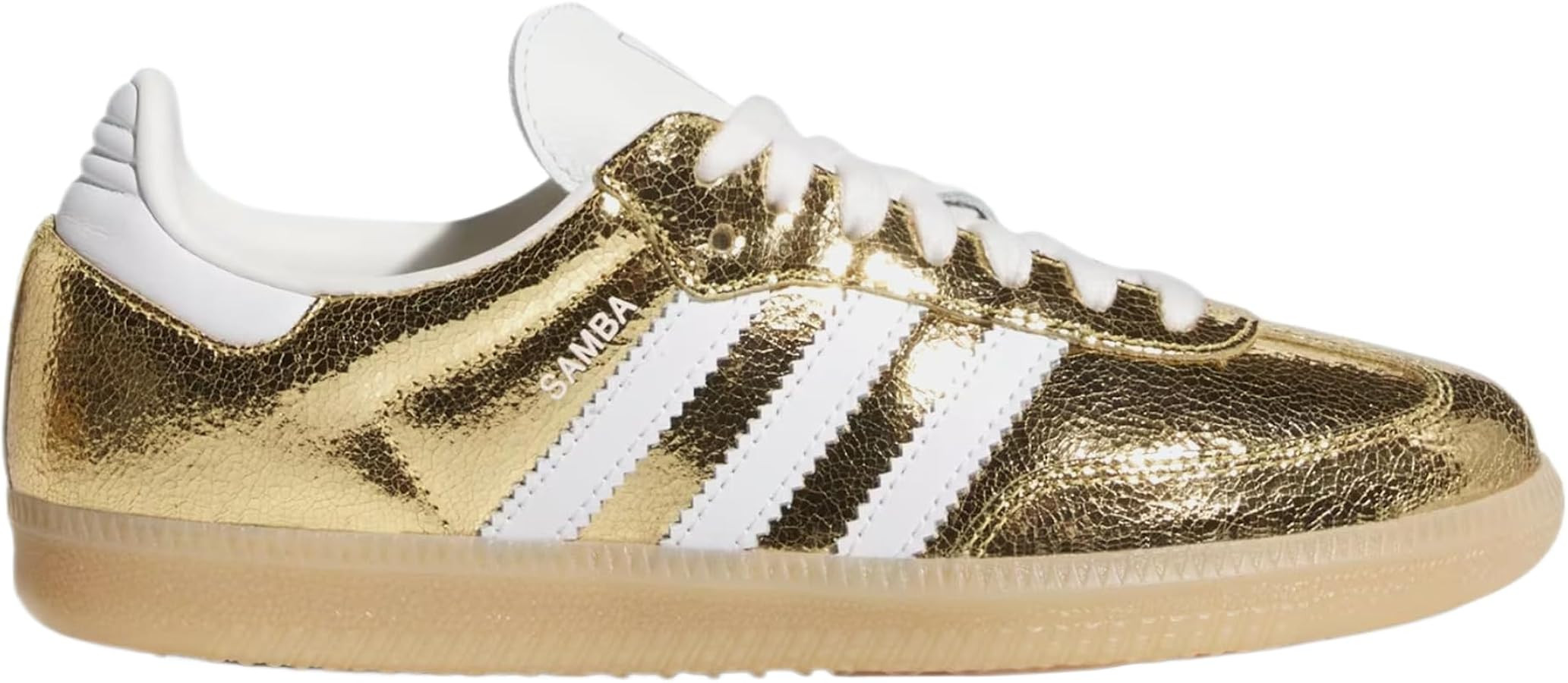Adidas Women's Samba OG W Gold met.FTWR White/Core White 5.5 US | Amazon (US)