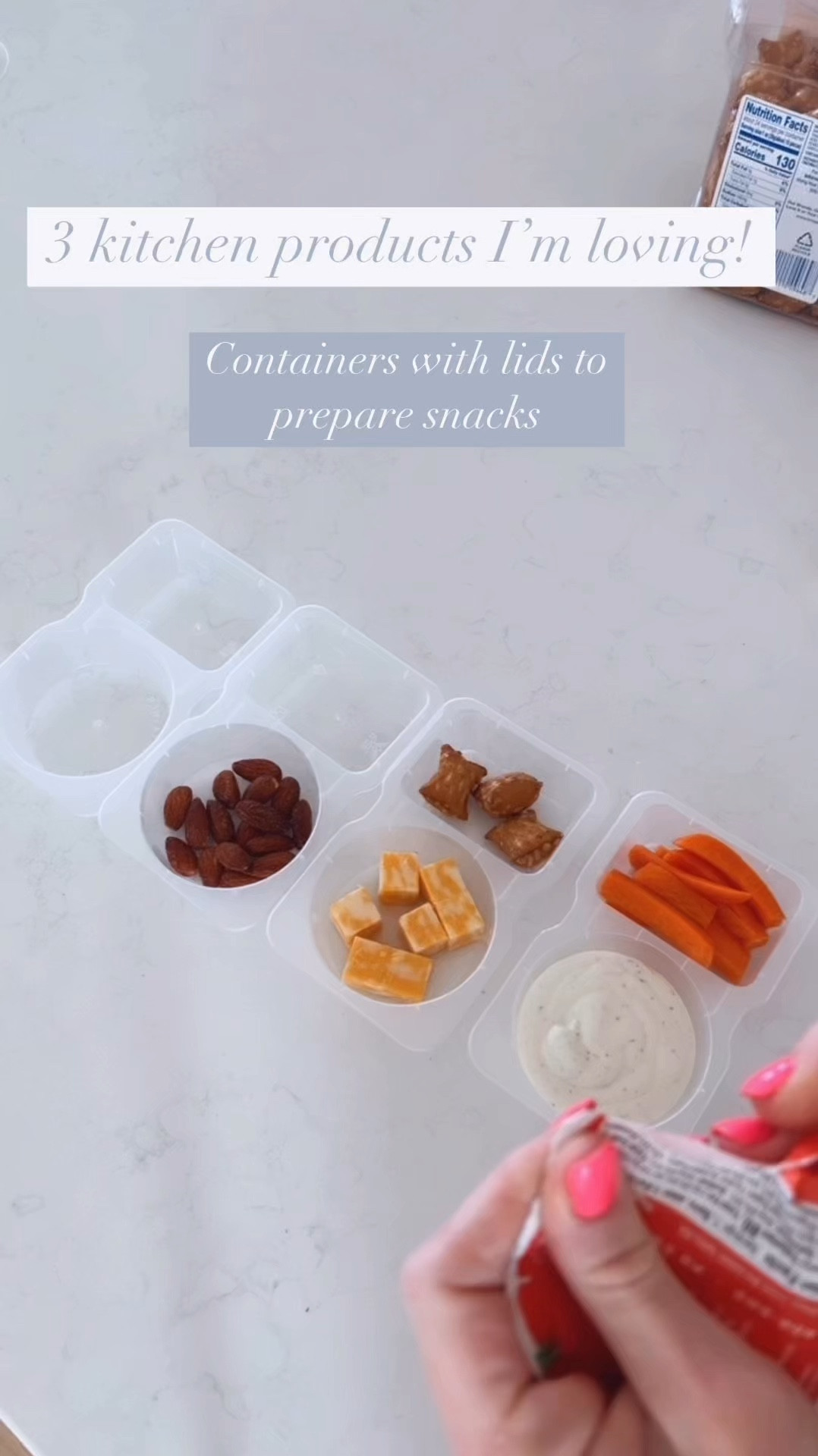 I have been loving these kitchen products!!
1: these contains with lids have been so nice to have my kids healthy snacks prepared ahead of time! 
2: this fruit slicer is THE BEST!!
3: this electric scrub brush and multi purpose cleaner are a dynamic duo ✨

#founditonamazon #ad @amazon

#LTKMostLoved #LTKHome #LTKWatchNow