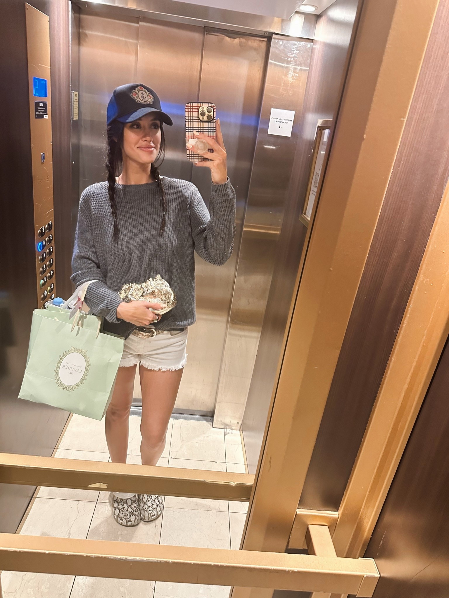 Crocs outfit in Paris

I love crocs for traveling, especially on the plane but also for walking around! 

Paris outfit, grey sweater outfit, white shorts, white shorts outfit, snake print crocs, summer clogs, snake print clogs, summer boho outfit, navy blue trucker hat, gold purse, gold clutch, summer outfit, summer style

#LTKSummerEdit #LTKStyleTip #LTKFindsUnder50