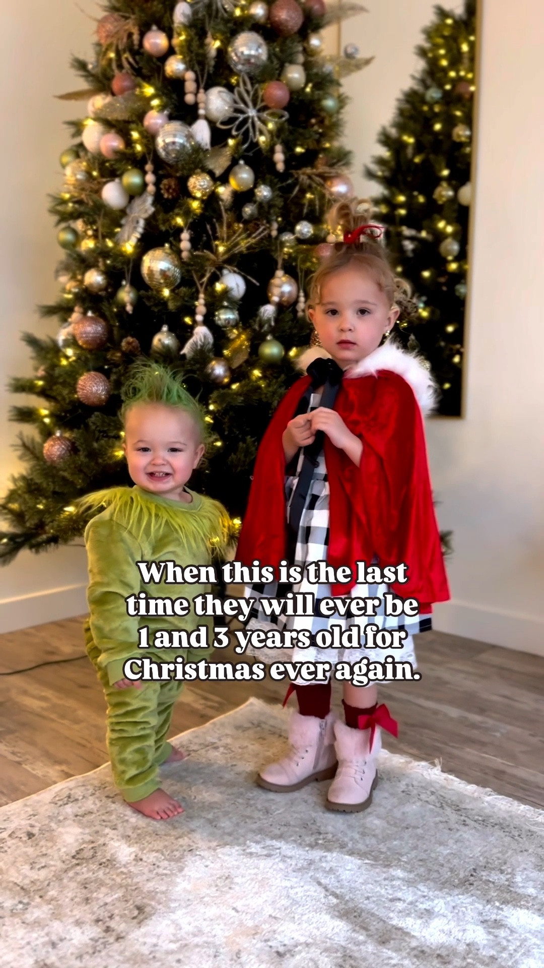 🥹 I wish I could capture this moment forever. I love this little grinch and Cindy Lou who so much! 

#LTKSeasonal #LTKmomlife #LTKHoliday