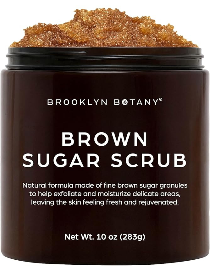 Brooklyn Botany Brown Sugar Body Scrub - Moisturizing and Exfoliating Body, Face, Hand, Foot Scru... | Amazon (US)
