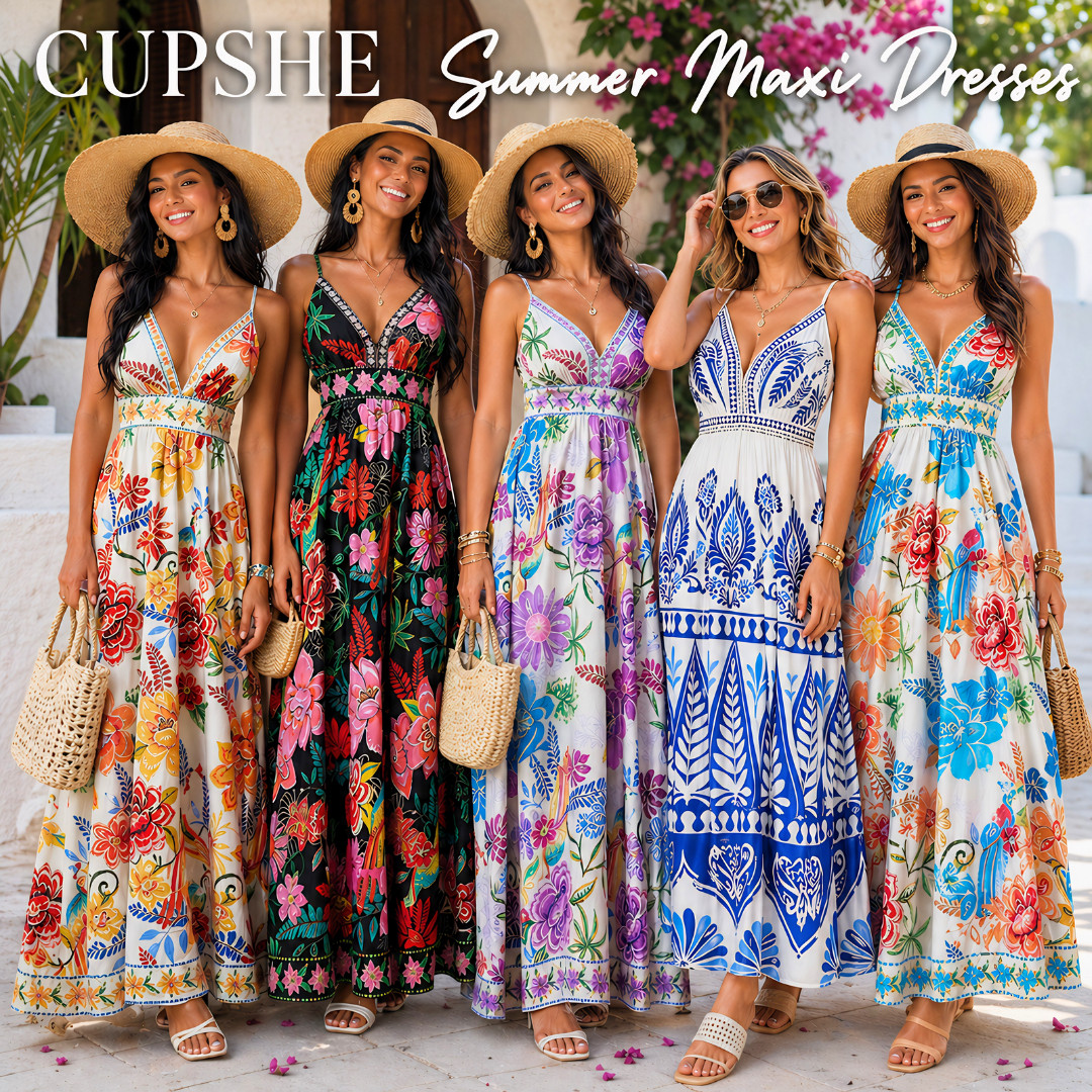 @Cupshe | Floral Maxi Dresses | Vacation-Ready Summer Dresses That Actually Feel Lightweight ☀️

If you’ve been trying to find a maxi dress that’s colorful, flattering, and doesn’t feel heavy in the heat… this is it.

I went through a lot of dresses like this — these are the ones that made the cut.

This is the kind of dress you throw on when you want to look effortlessly put together on vacation without overthinking your outfit.

If you struggle with:
• dresses that feel heavy or too hot in summer
• prints that look cheap or overwhelming
• nothing easy to wear for vacation or events
• wanting something feminine but still comfortable

…this is your go-to.

Why these actually work:
• lightweight, breathable fabric (perfect for heat + humidity)
• flowy maxi fit = comfortable + flattering on multiple body types
• adjustable straps for a better fit
• bold floral prints that actually look elevated
• easy to dress up or keep casual

Perfect for:
• vacation & resort outfits 🌴
• beach dinners & sunset drinks
• cruises & tropical trips
• summer parties & date nights
• brunch, baby showers & Mother’s Day 💐
• wedding guest dresses (beach, destination, daytime)
• photoshoots & content days
• travel days when you still want to look put together

This is one of those dresses you can just throw on and instantly look styled.

I’d grab this in multiple prints — they stand out in the best way.

Minimal effort, still looks put together.

↓ Everything is linked!

#LTKSaleAlert #LTKMothersDay #LTKTravel