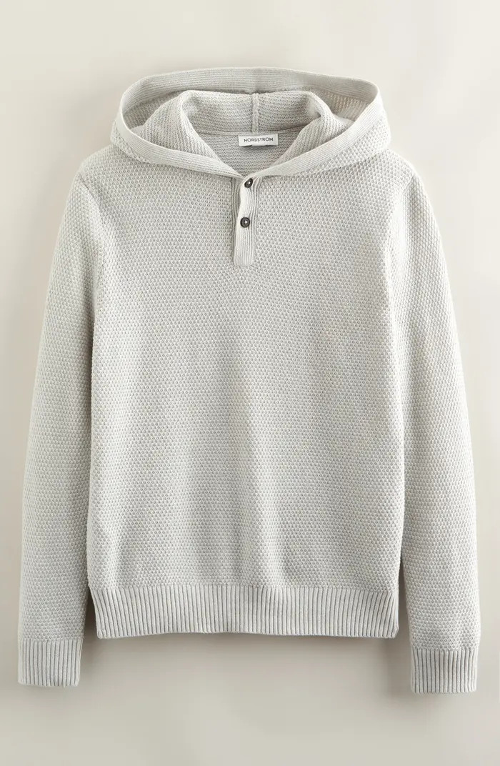 Nordstrom Kids' Hooded Henley Sweater | Nordstrom | Nordstrom