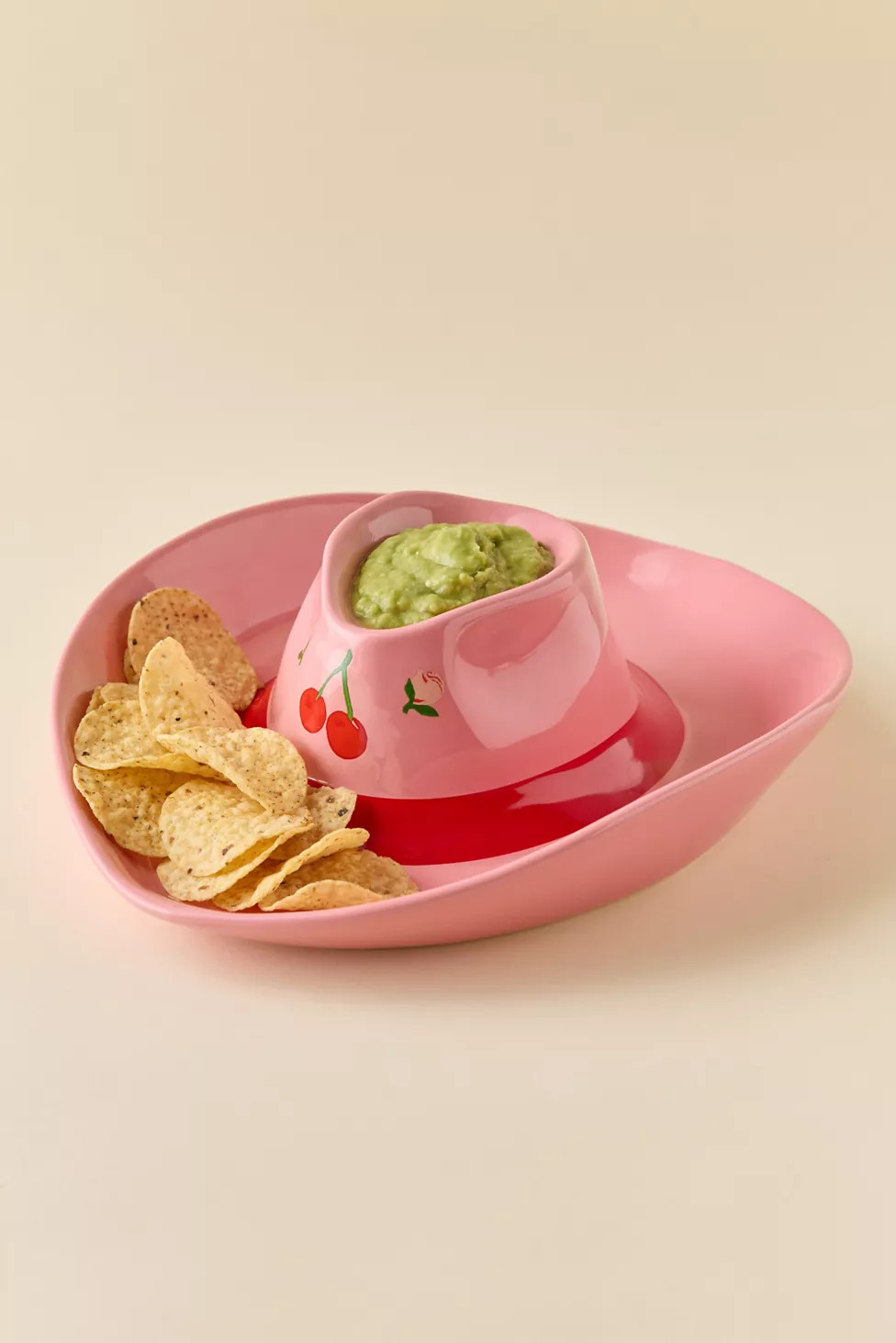 Cowgirl Hat Chip & Dip Ceramic Serving Bowl | Urban Outfitters (US and RoW)