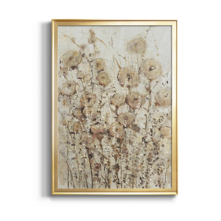 Garden Edge I - Picture Frame Print on Canvas | Wayfair North America