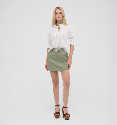 The Carley Skirt -  English Sage English Sage / XS | Hill House Home US