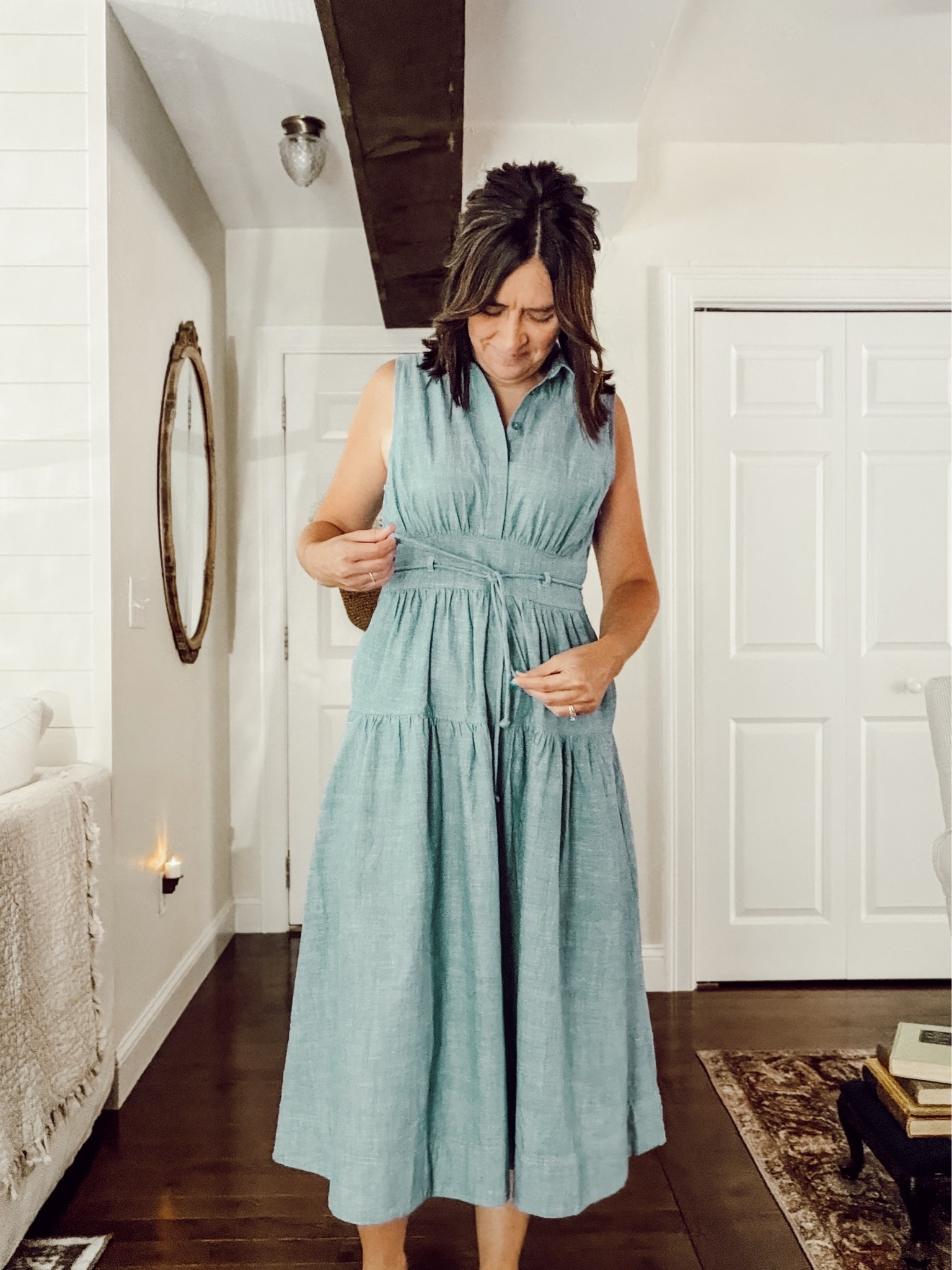 Cozy and comfortable chambray dress from Walmart. I’m wearing a small.

#LTKootd #LTKgrwm