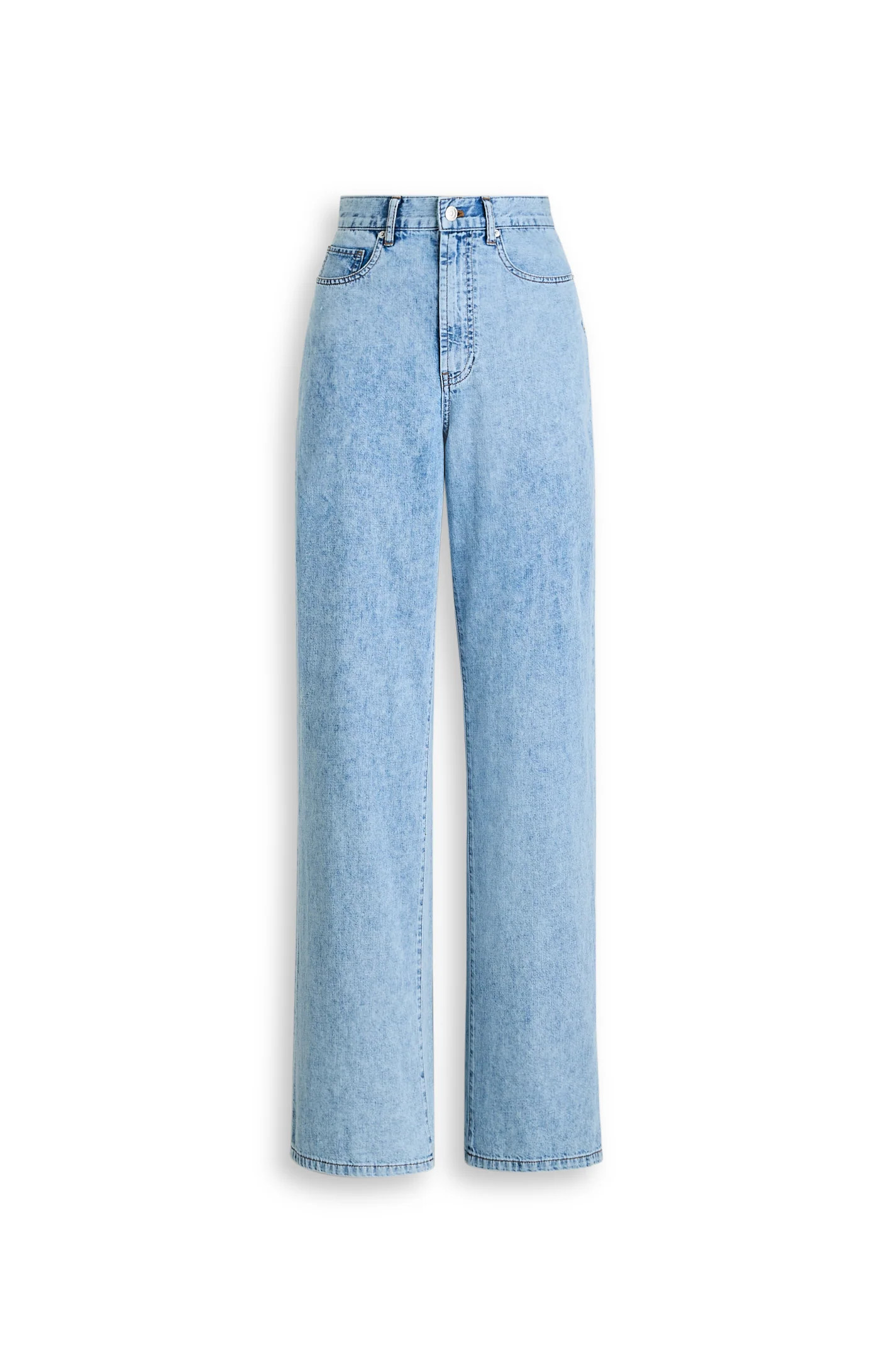 DENIM DRAPE LEG JEAN - SNOW.WASH - Scanlan Theodore | Scanlan Theodore AU