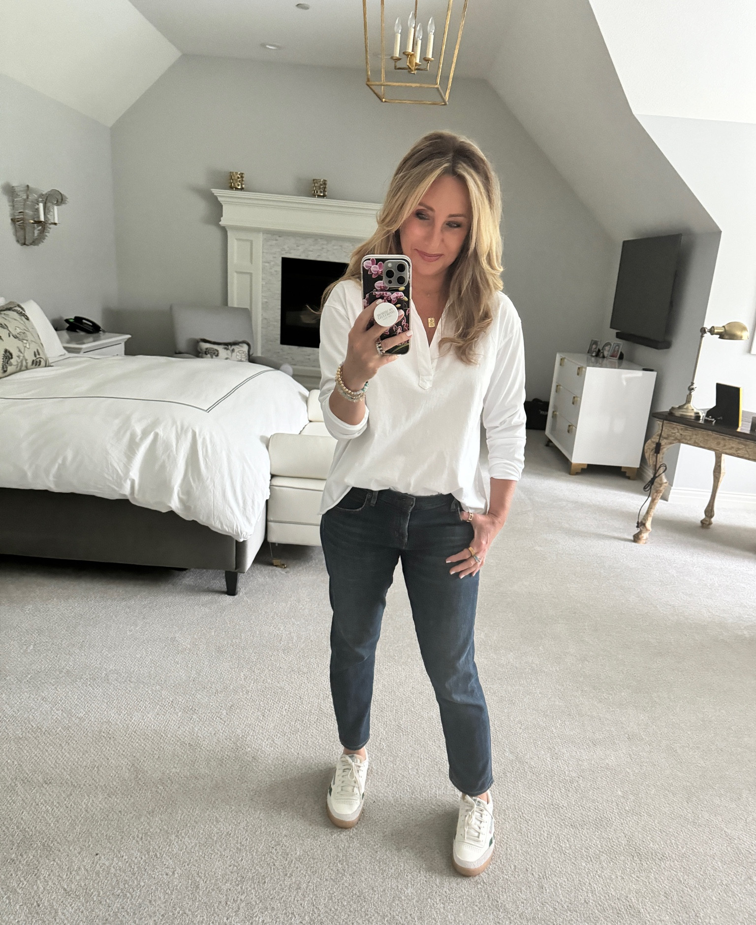 This is a new frank and eileen shirt style for me. It’s t- shirt material, so it’s comfy. Yet it’s more structured so it feels more finished. 

#LTKSeasonal #LTKStyleTip #LTKShoeCrush