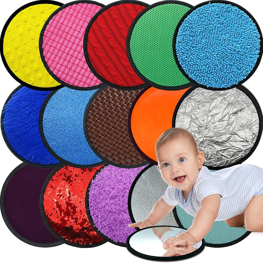 Upgraded 16 Set Sensory Mats, Mixed Colors Sensory Toys for Kids with Autism, Tactile Wall Panel ... | Amazon (US)