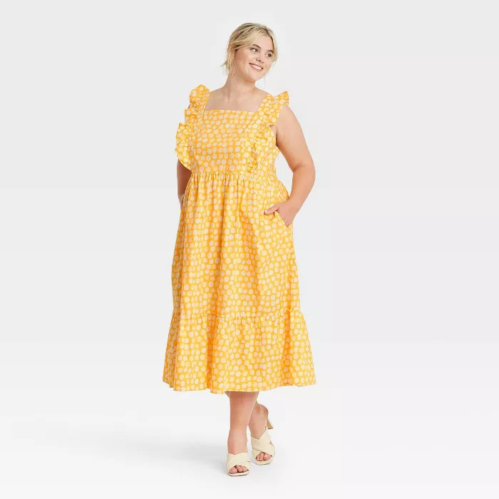 Women's Ruffle Sleeveless Dress - Who What Wear™ | Target