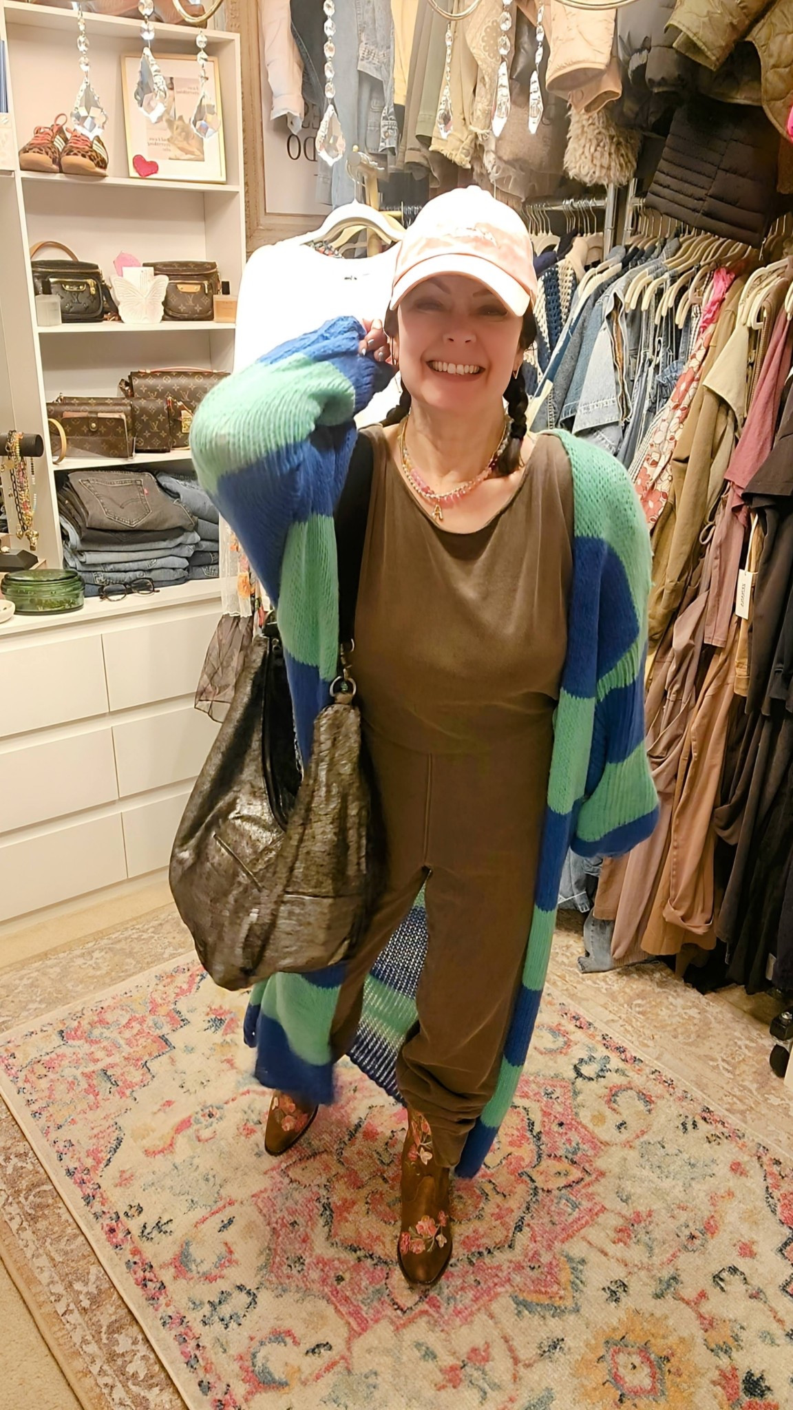 Wearing a small in the cardigan. Boots tts. Linked similar jumpsuits. Bag is so good!!!! 

#comfortableclothing
#westernboots
#londcardigan

#LTKSaleAlert #LTKStyleTip #LTKOver40