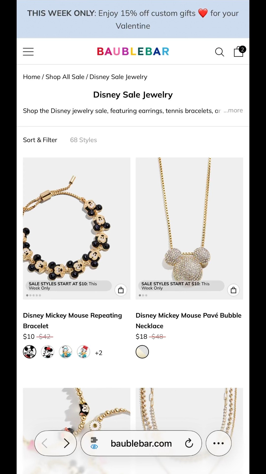 BaubleBar has Disney styles as low as $10!
What’s your fave?

#LTKSaleAlert #LTKFindsUnder50