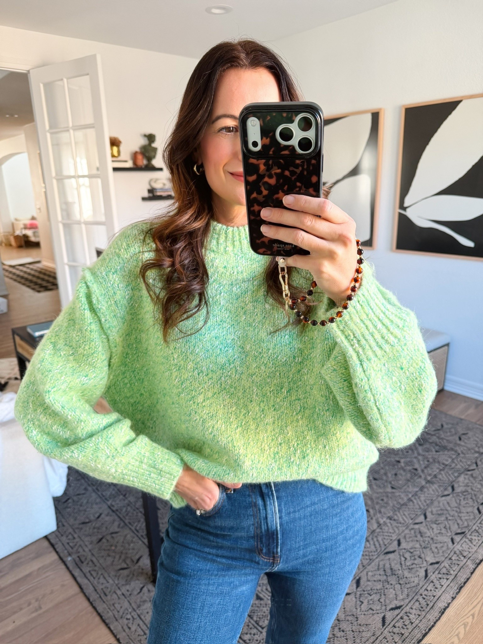 In love with this vibrant green sweater!! 

#LTKgrwm #LTKSeasonal #LTKootd