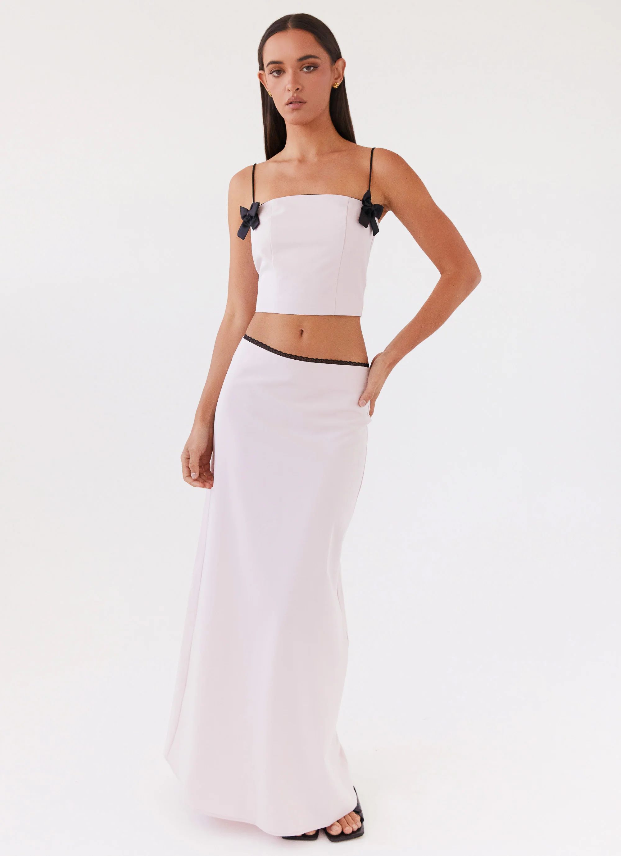 Peppermayo Exclusive -  Rushing Back Maxi Skirt - Mauve | Peppermayo (Global)