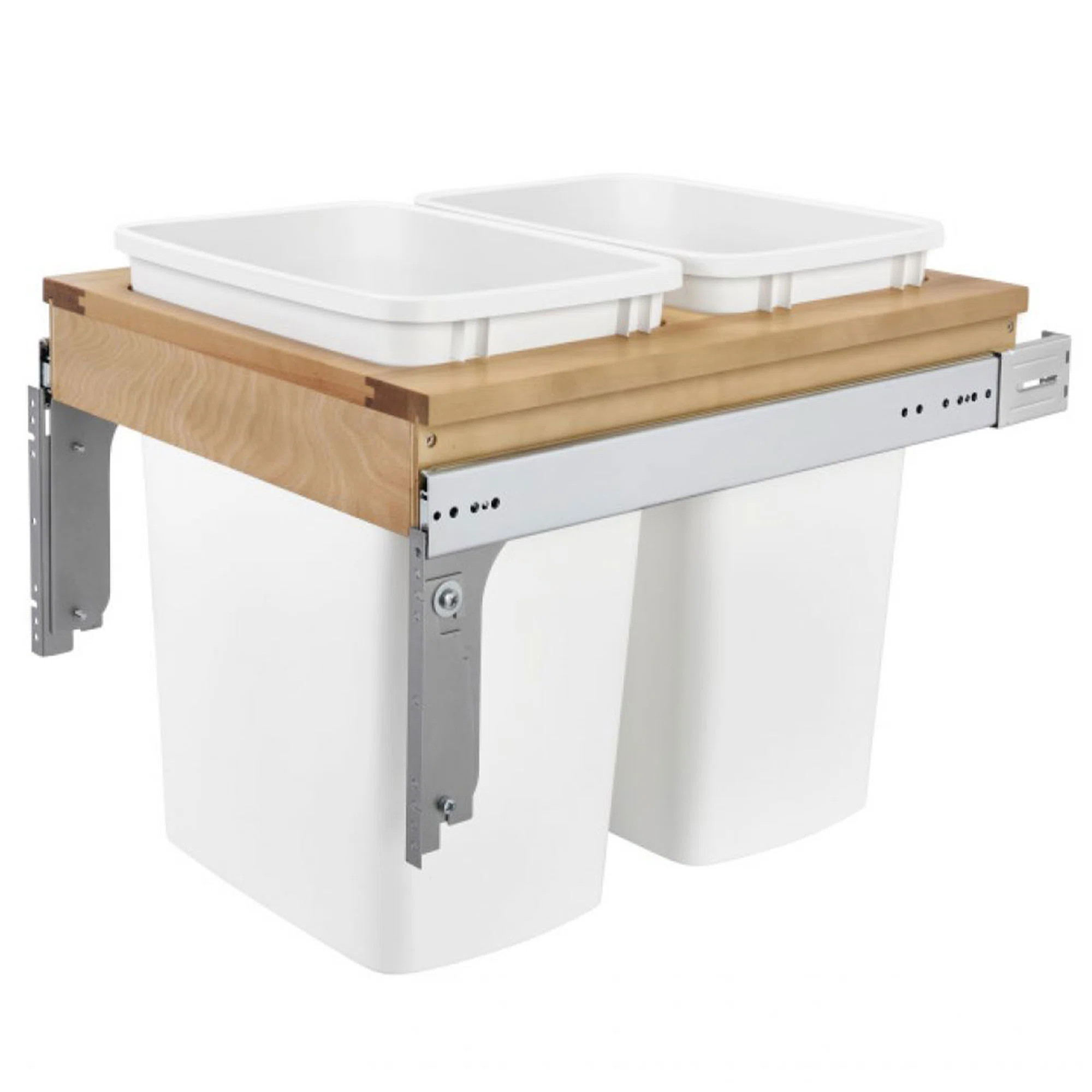 Rev-A-Shelf Pullout Top Mount Waste Bin & Reviews | Wayfair | Wayfair North America