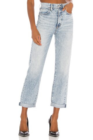 SLVRLAKE Dakota High Rise Relaxed Boyfriend in Crosby from Revolve.com | Revolve Clothing (Global)