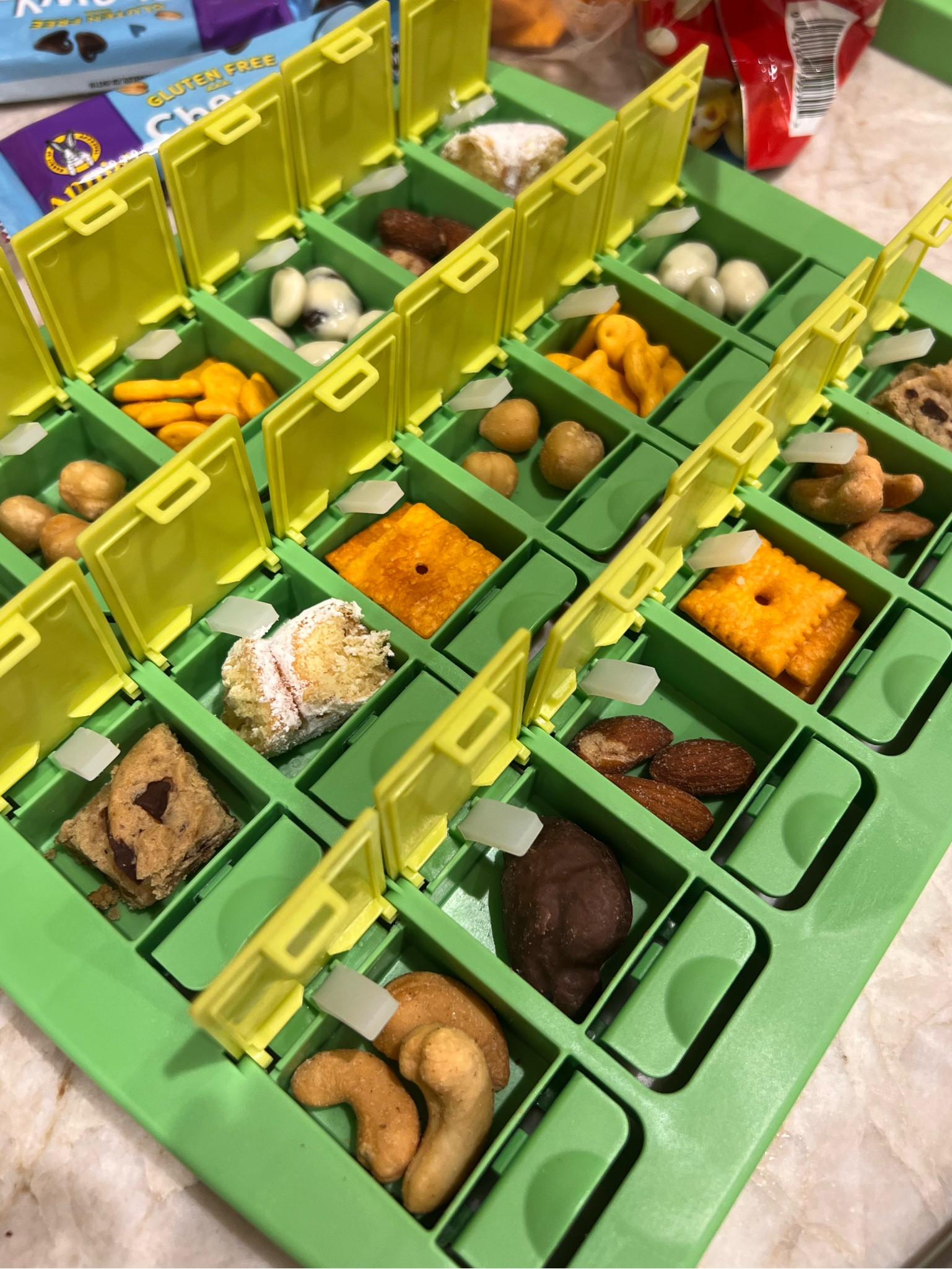 Memory Match Snacks 🍪🌰

#founditonamazon #kids #gamesforkids 

#LTKKids #LTKTravel #LTKFamily