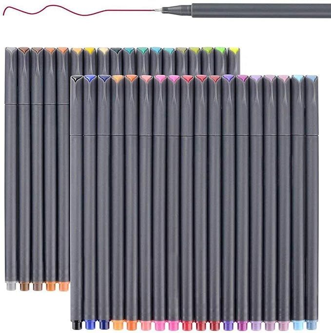 iBayam Colored Pens for Journaling Note Taking, 36 Vibrant Colors Fineliner Pens for Office Schoo... | Amazon (US)