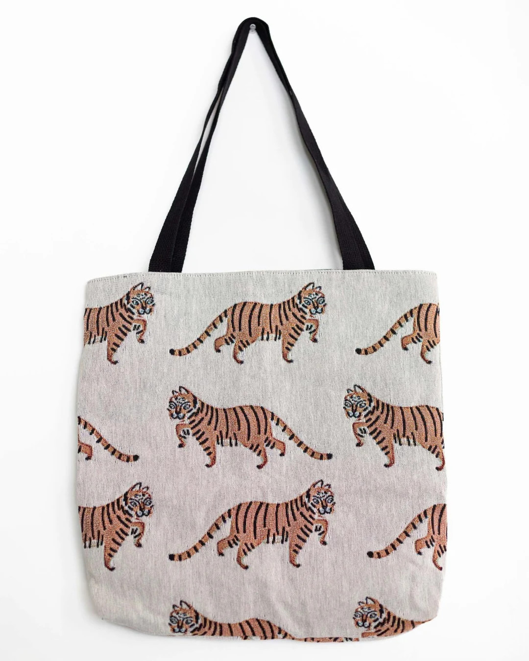 Tapestry Bag: Tiger Tote, Cute Kawaii Cat Animal, Woven, Unique Reusable Market Shopping, Quirky ... | Etsy (US)
