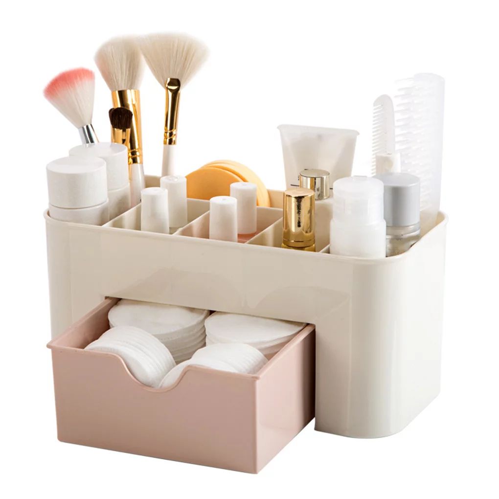 Night-life Makeup Organizer, White/ Pink | Walmart (US)