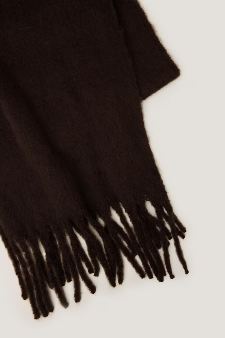 Oversized Fringed Scarf | Dynamite Clothing