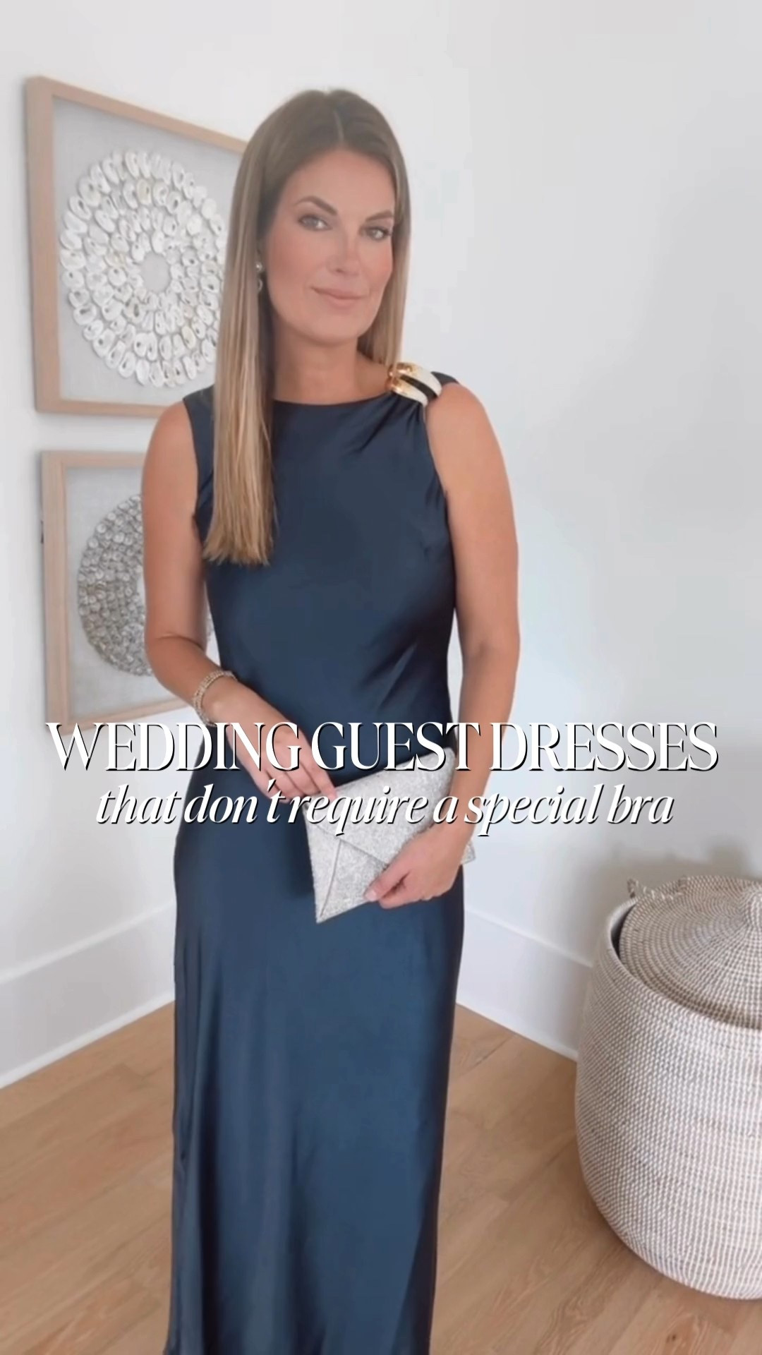 Wedding guest dresses that don’t require a special bra! This one is so gorgeous and the back details are 😍. 

#LTKOver40 #LTKWedding #LTKTall