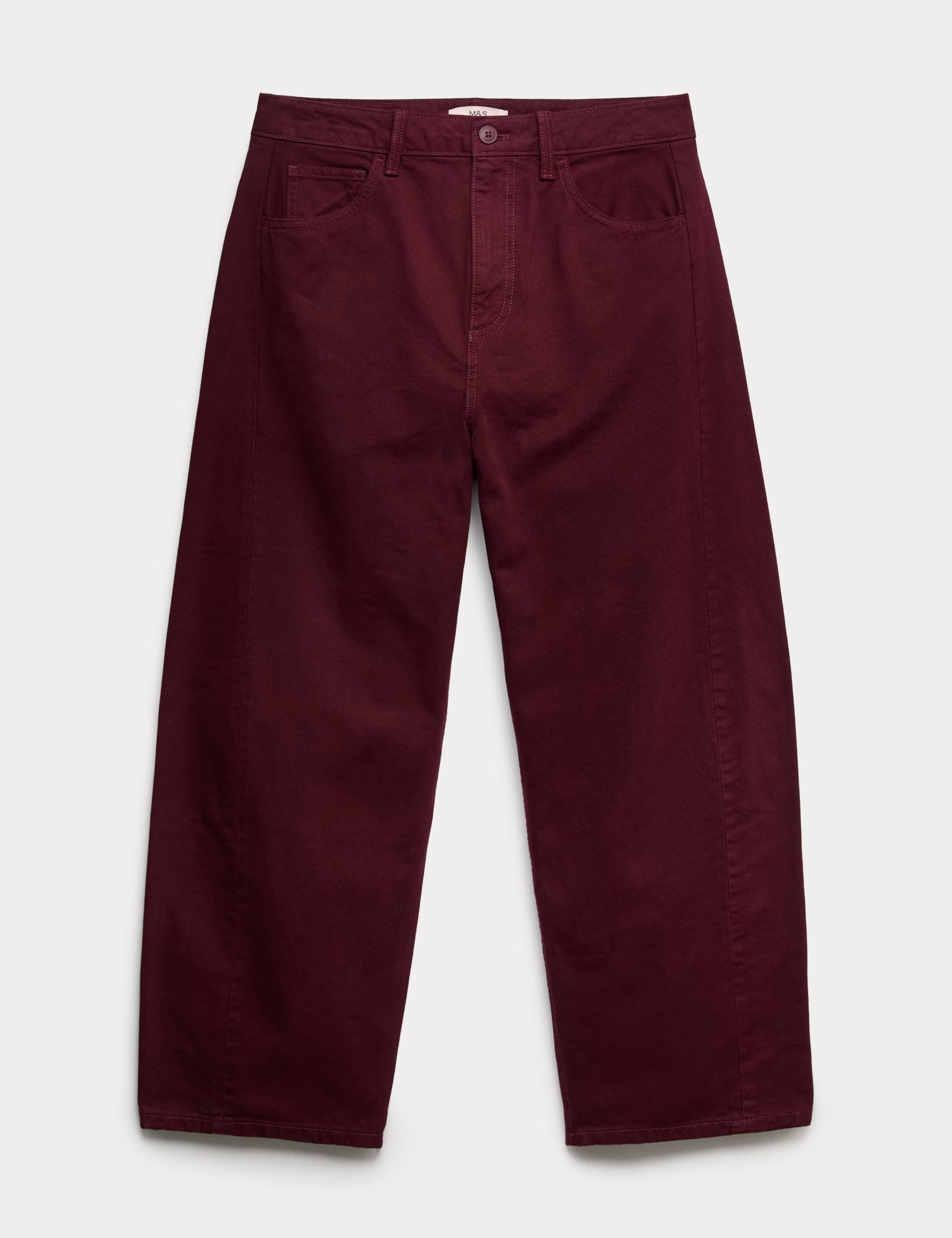 Pure Cotton Horseshoe Fit Trousers | Marks & Spencer (UK)