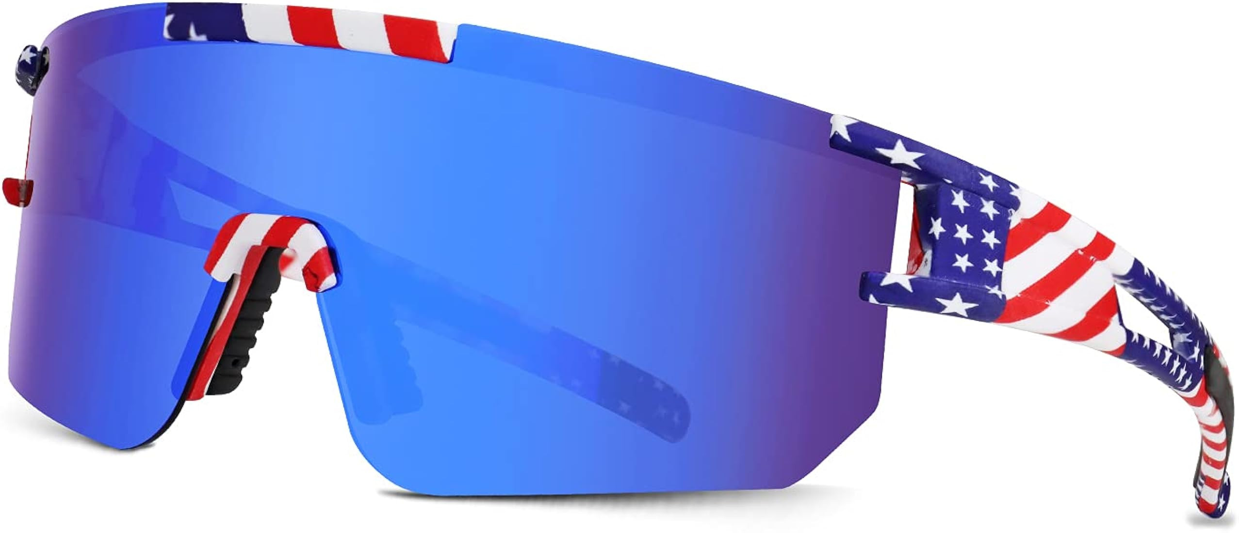 YUNBLL&KO Polarized Sports Sunglasses for Men Women UV400, Sunglasses for Baseball Cycling Runnin... | Amazon (US)