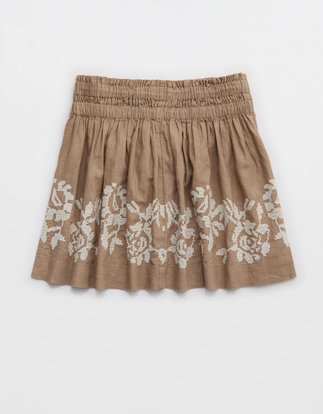Aerie Embroidered Mini Skirt | American Eagle Outfitters (US & CA)