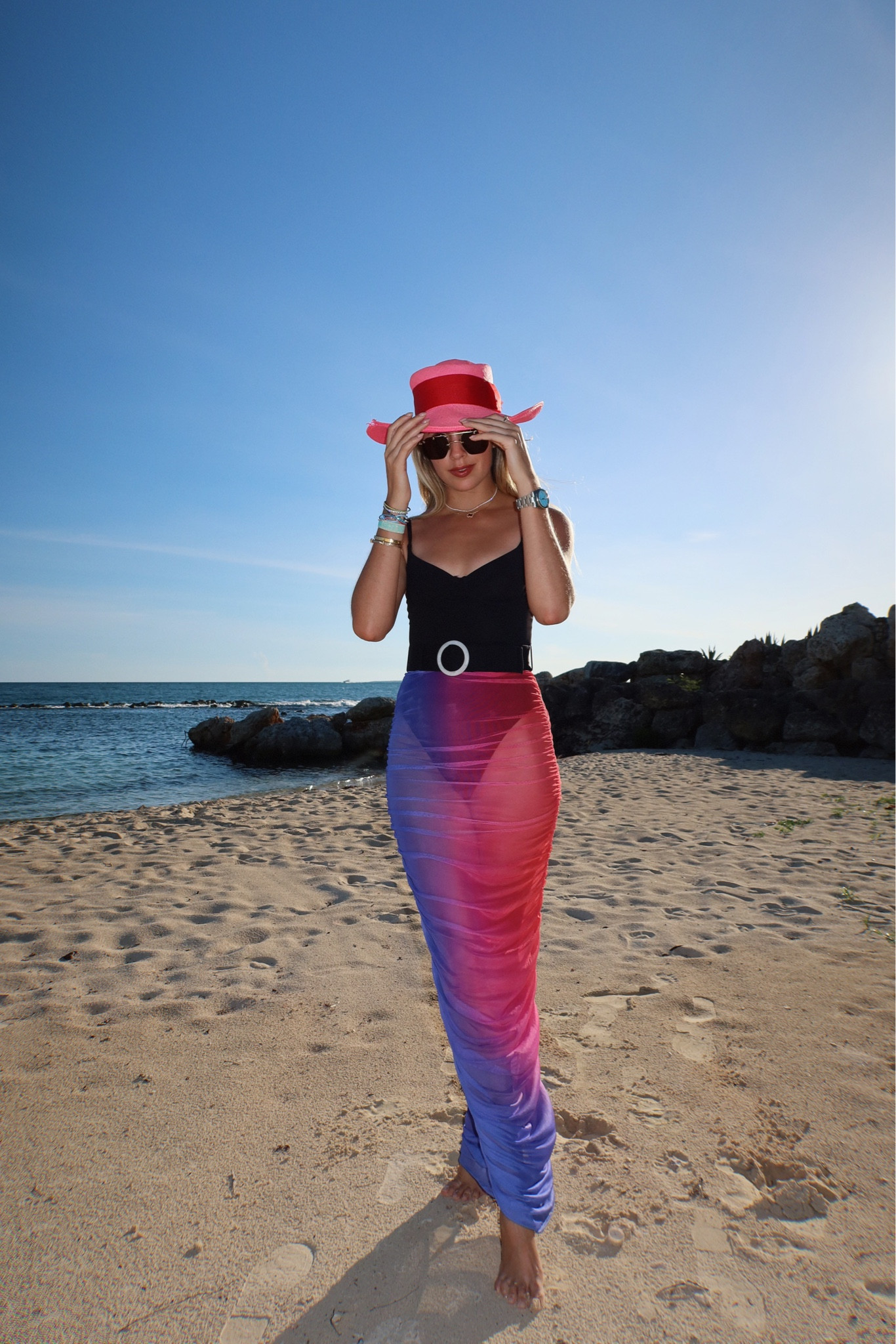 Blending in with the sunset💘 
#ootd #LTKsummer

#LTKswim