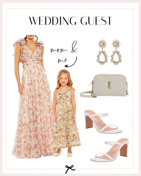Fall wedding guest look. I love this mommy and me dress and cute statement earrings. 

#LTKwedding #LTKFind #LTKSeasonal