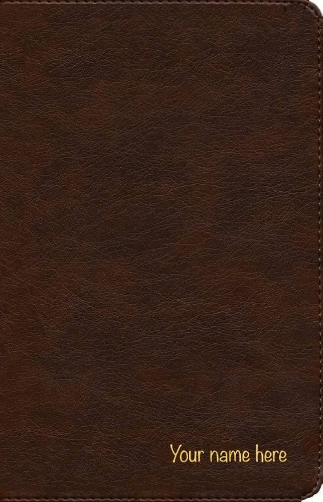 Personalized NLT Thinline Reference Bible Filament Enabled Edition Soft Leather-look, Rustic Brow... | Amazon (US)