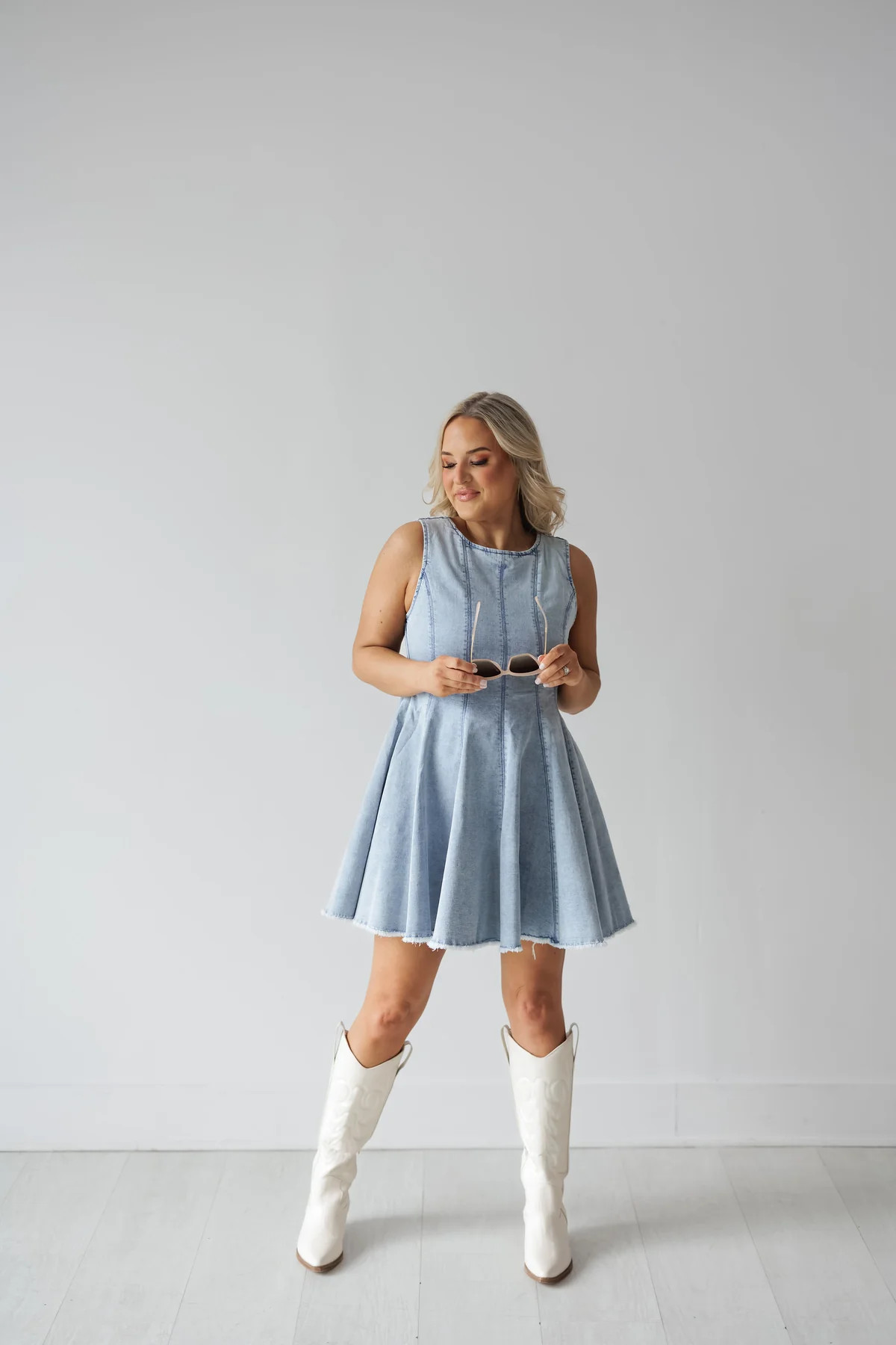 Faith Denim Dress | Landry Kate